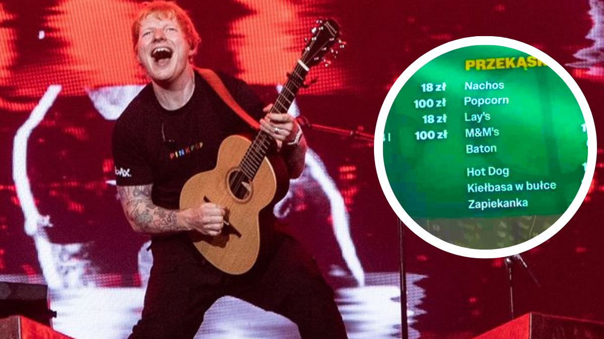 Ceny na koncercie Eda Sheerana - Pyszności