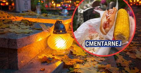 Pokazał "hity cmentarnej gastronomii". Internauci: masakra