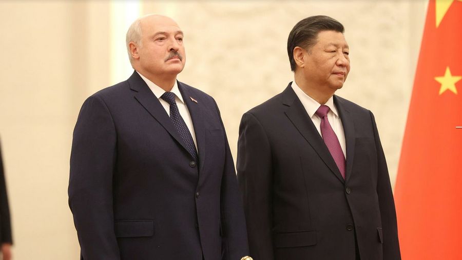 Łukaszenka nie krył zadowolenia w związku z wizytą w Chinach.