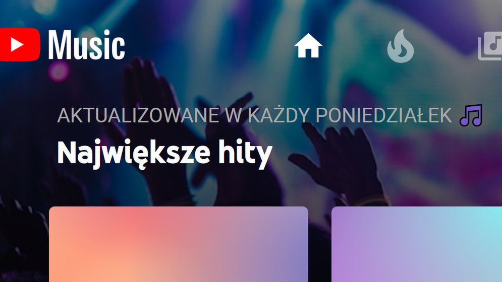 YouTube Music z rozpoczęciem aktualizacji dodającej widget jak Google Music