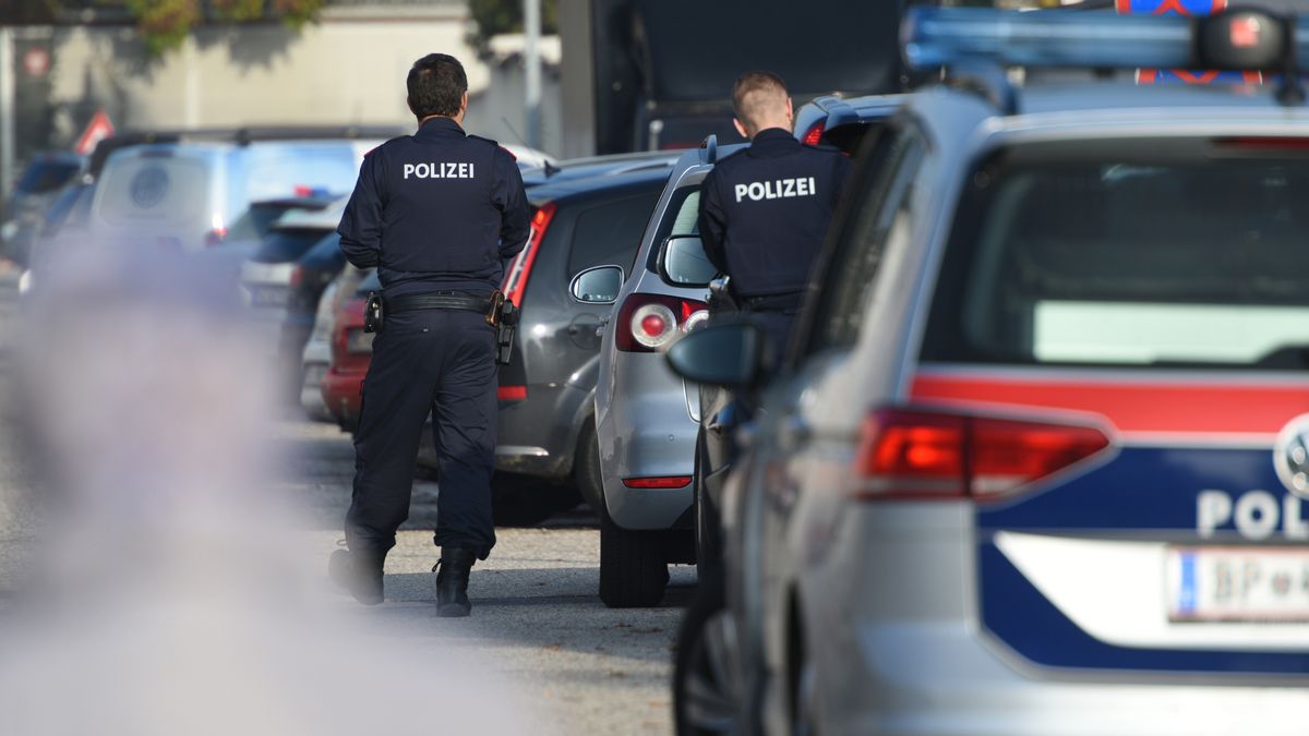 Sceny grozy w Wiedniu.