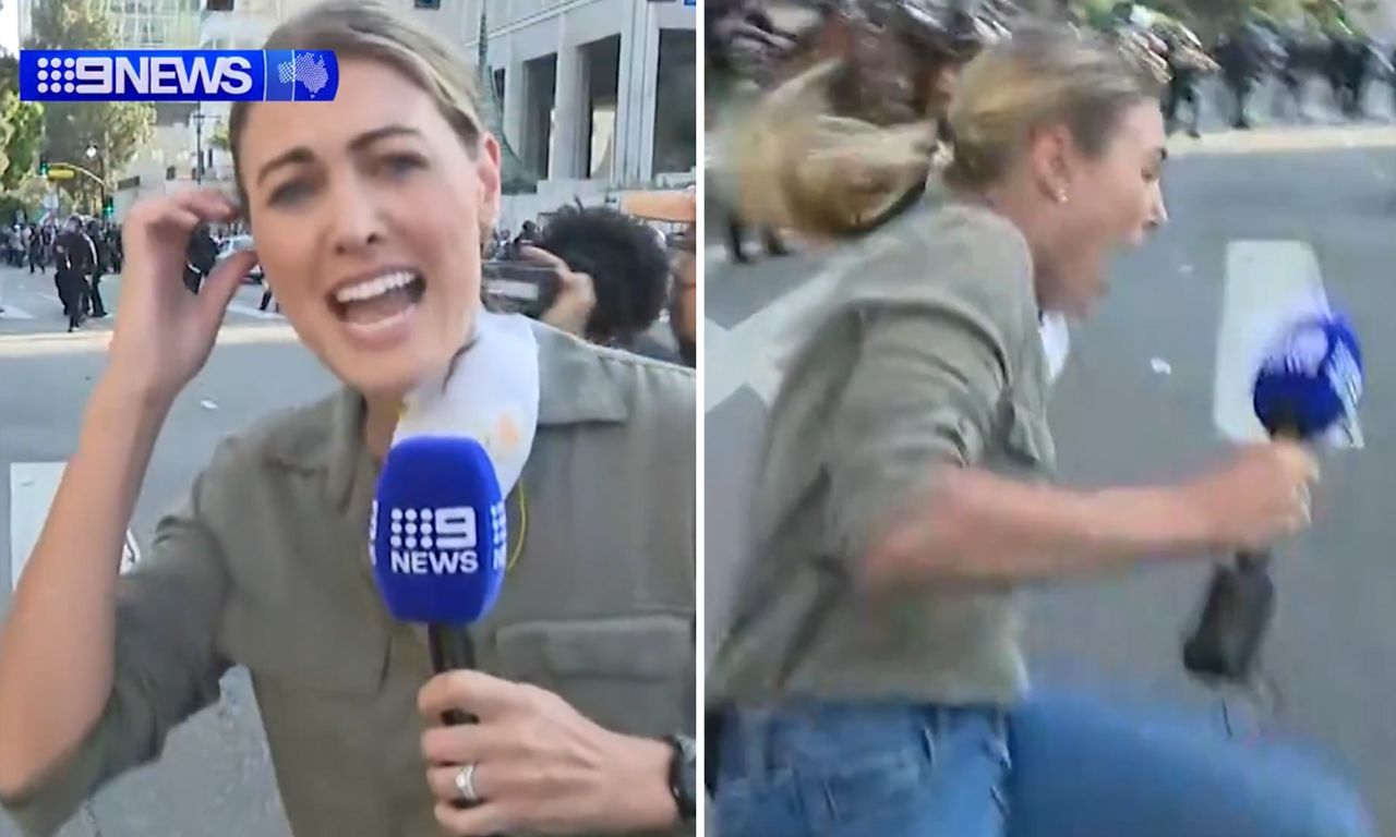 Została postrzelona podczas zamieszek w Los Angeles. Reporterka zabrała głos