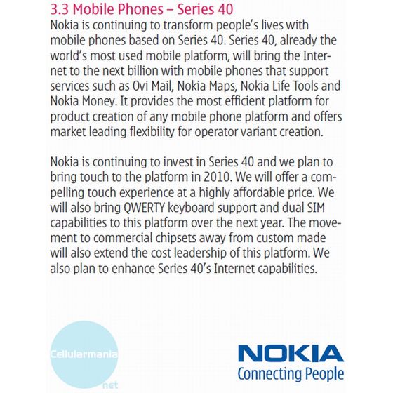 Nokia: dotykowe dual-SIMy już wkrótce! 2