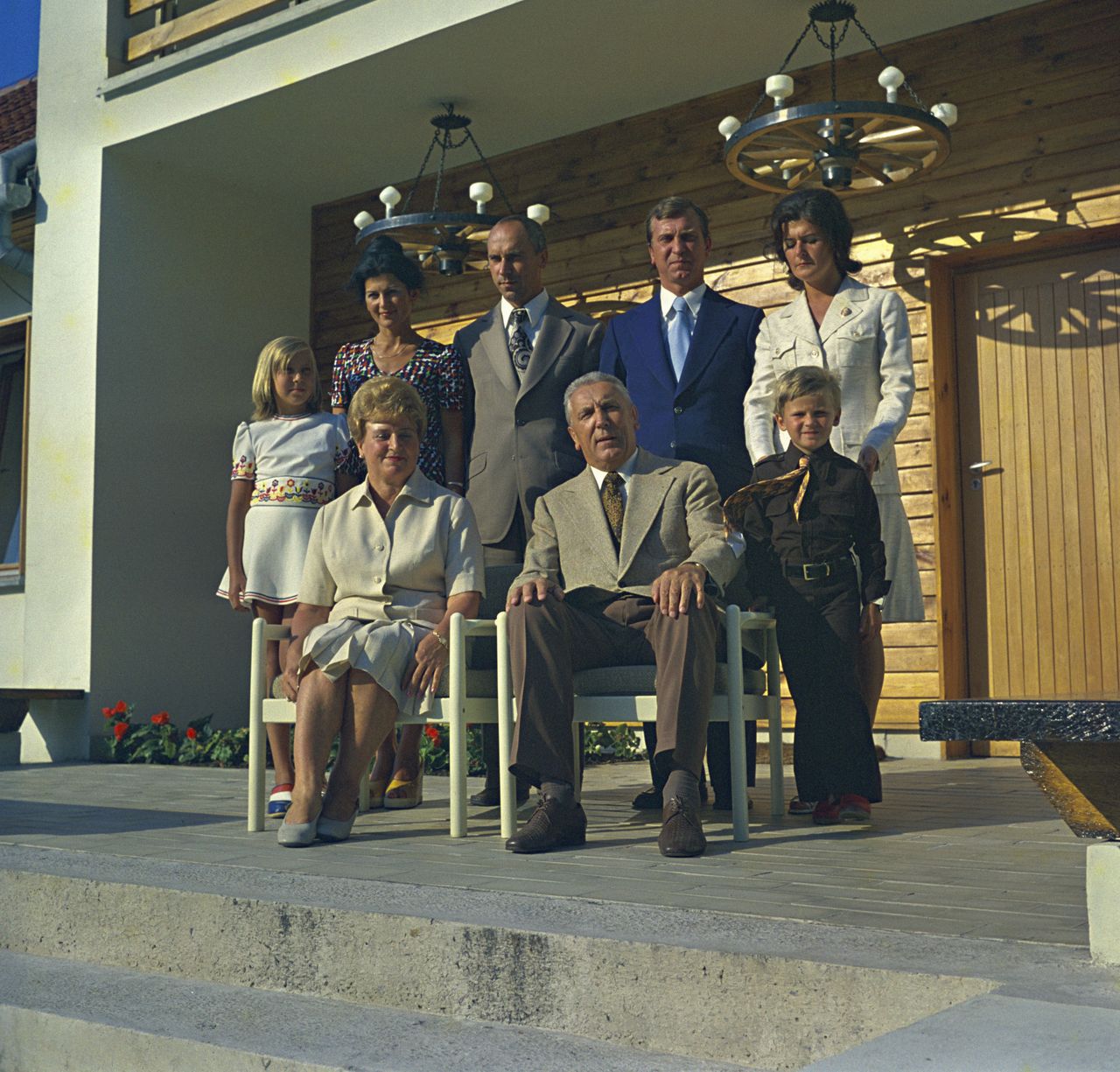 Rodzina Gierków w 1974 roku