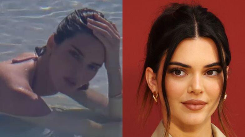 Kendall Jenner pluska się w wodzie TOPLESS