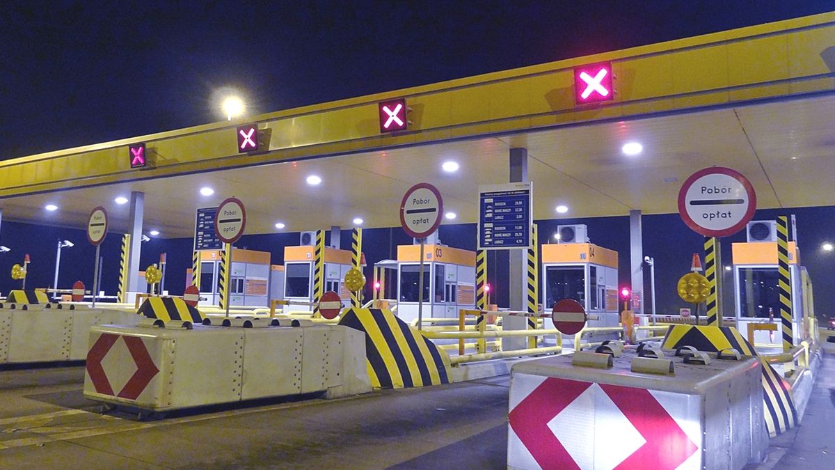 Bramki na autostradzie