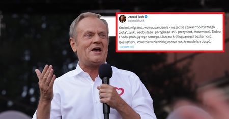 Mocny wpis Donalda Tuska. "Pokażcie, że macie ich dosyć"