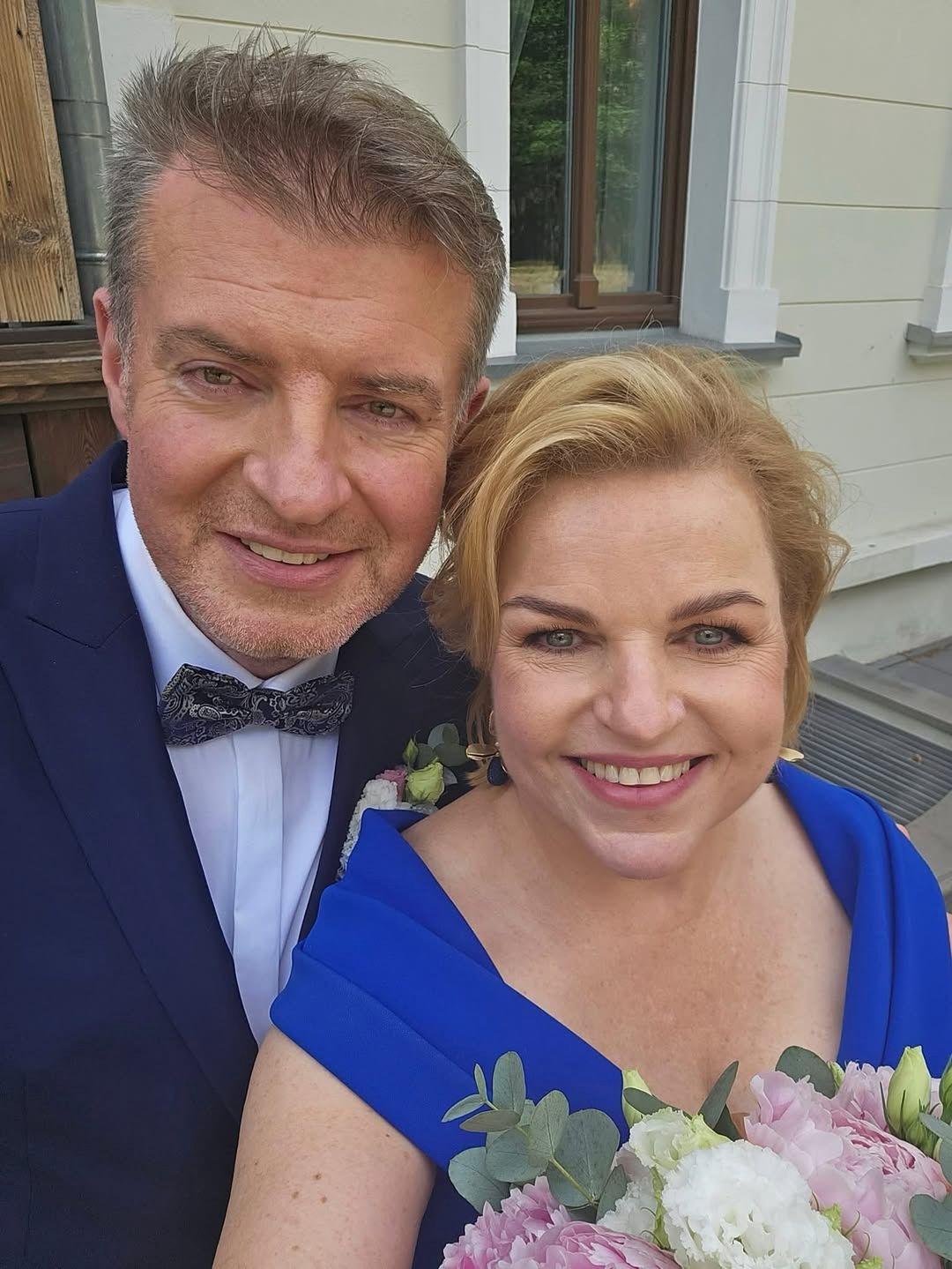 Katarzyna Bosacka z mężem