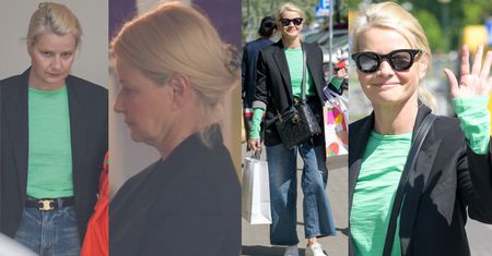 Małgorzata Kożuchowska buszuje po sklepach i obwieszona torbami macha radośnie do paparazzi (ZDJĘCIA)