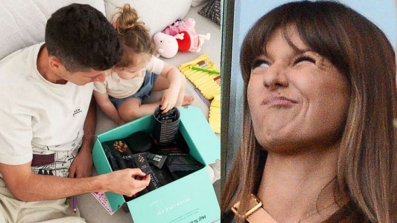 Klara Lewandowska chce ciastko pod choinkę