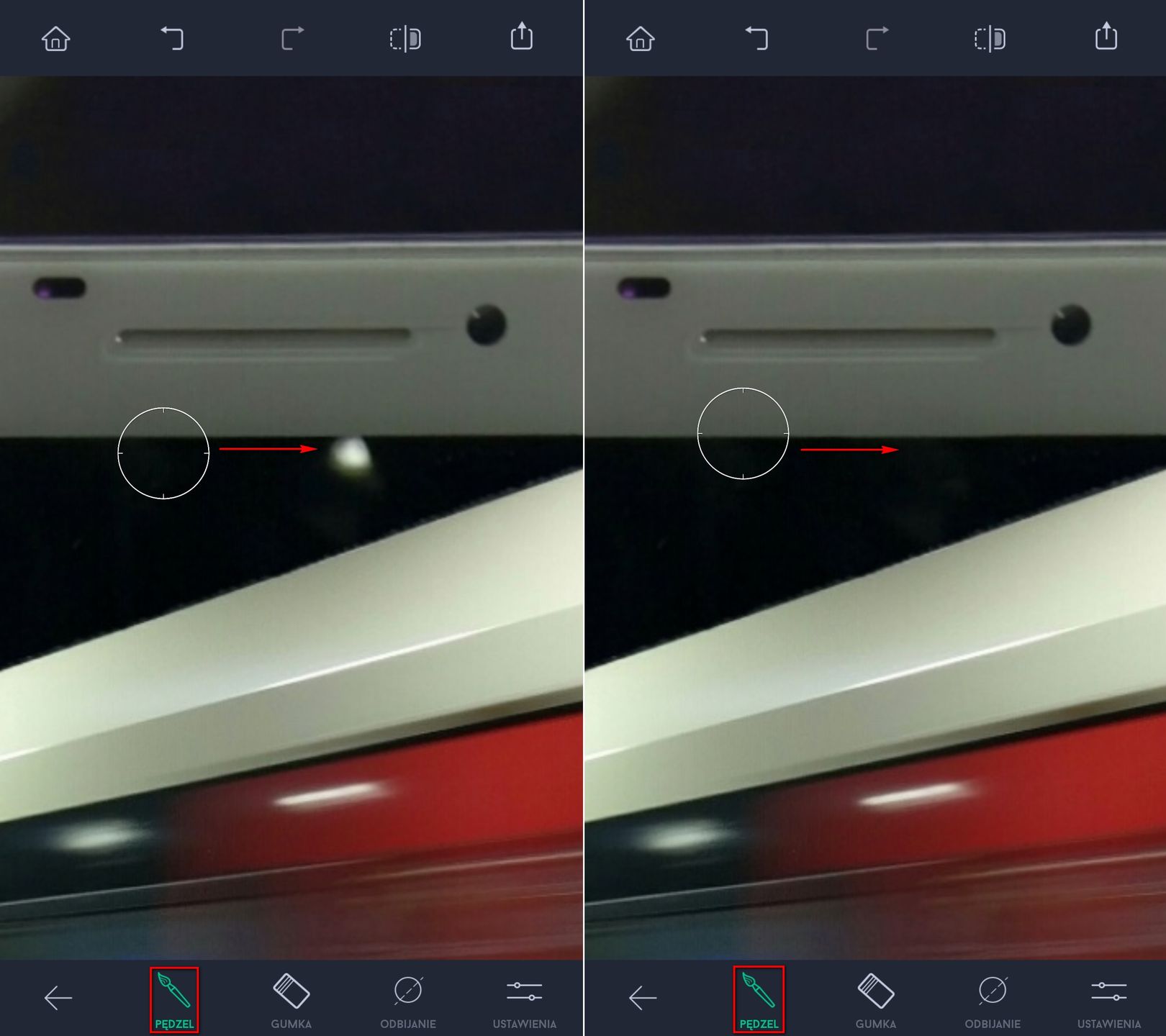Przepis na mobilną fotoedycję: obiekty wystające z ekranu smartfona 23