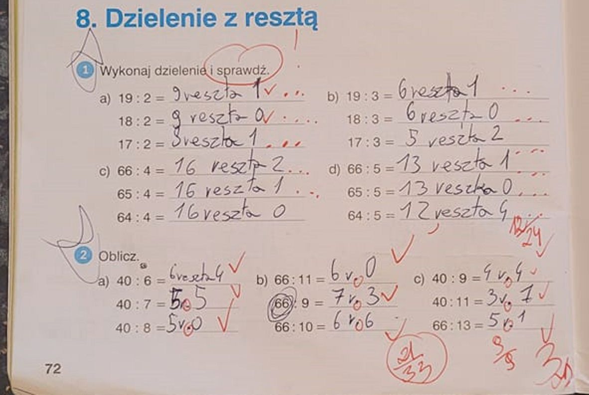 Zadanie z matematyki 