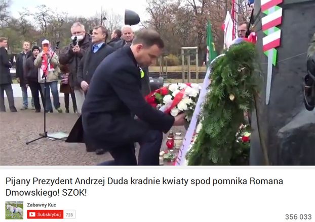 Policja skonfiskowała komputer internauty, który naśmiewał się z Andrzeja Dudy!