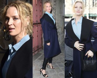 Uma Thurman też poleciała na paryski tydzień mody