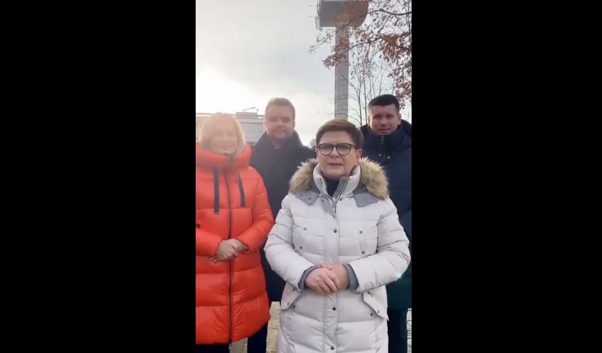 Beata Szydło wezwała ludzi przed Sejm
