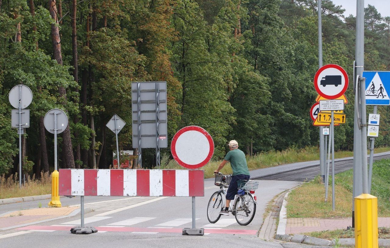 Remont na moście na Drwęcy