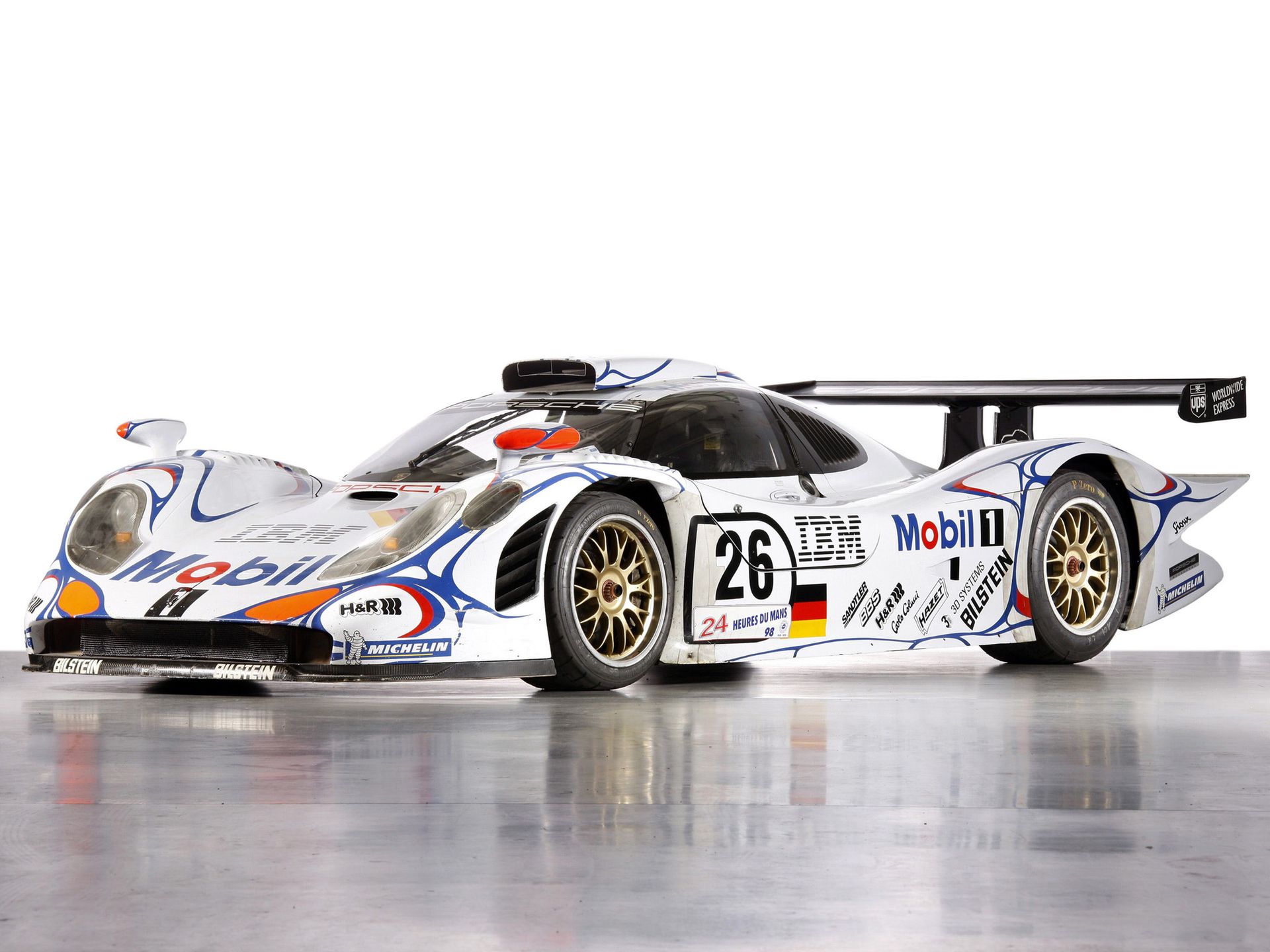 Ostatni triumfator w Le Mans dla Porsche - model 911 GT1 '98 z numerem 26