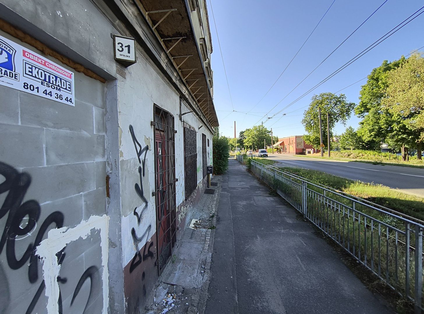 Budynki do wyburzenia przy Opolskiej