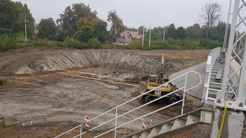 Wiadukt łącznicy kolejowej nad ul. Stary Gaj