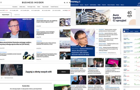 Business Insider z 1,4 mln użytkowników więcej od Money.pl, duży wzrost portalu „Rzeczpospolitej”
