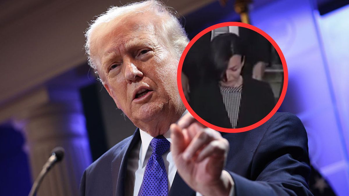 Łzy matki Iryny Zaruckiej podczas przemówienia Trumpa