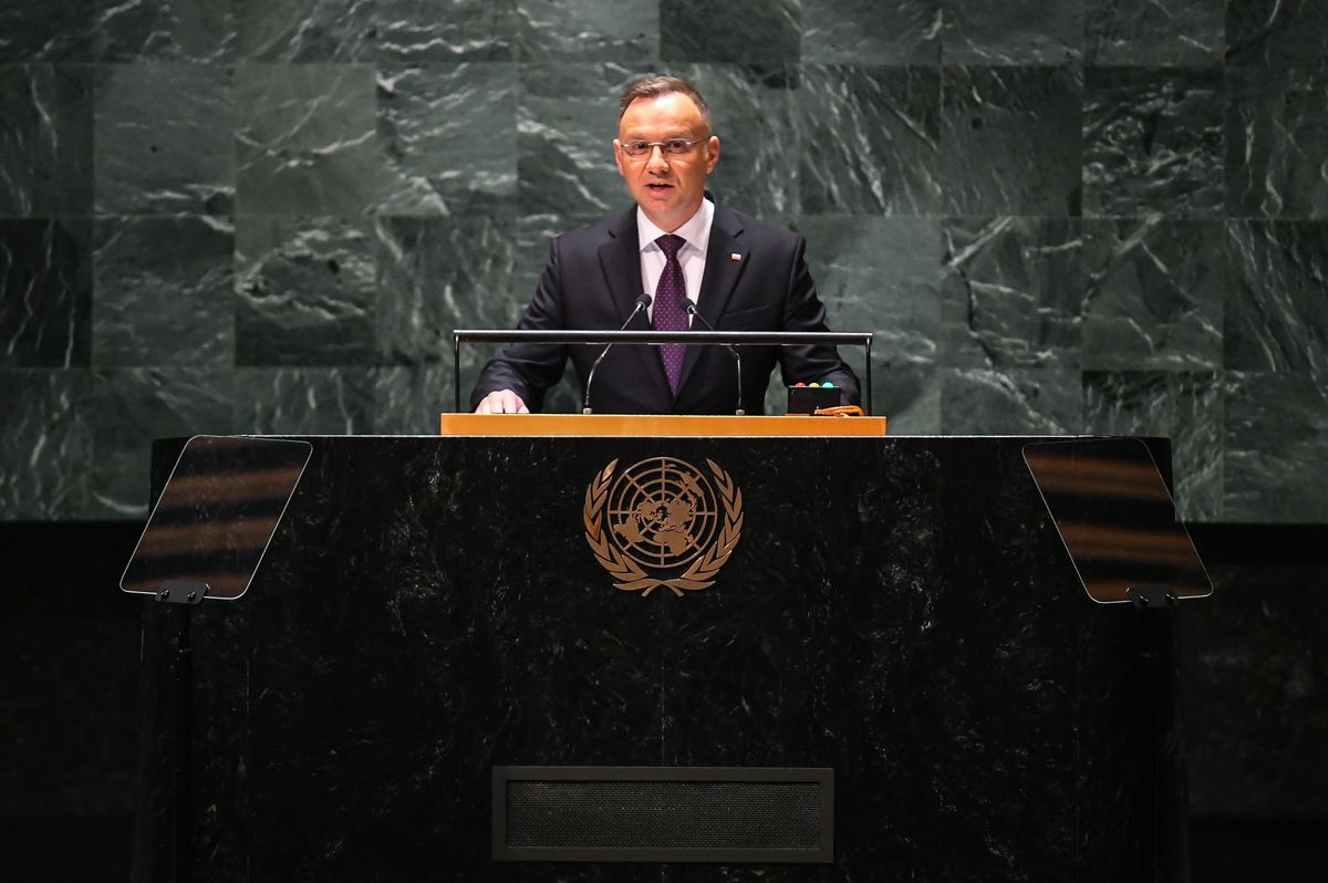 Prezydent Andrzej Duda na forum ONZ w Nowym Jorku