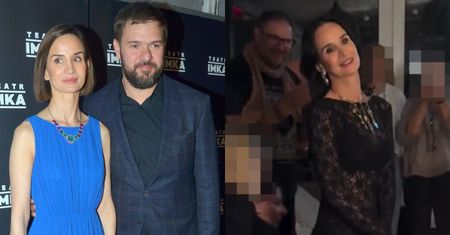 RZADKI WIDOK: Viola Kołakowska świętowała 48. urodziny w towarzystwie Tomasza Karolaka