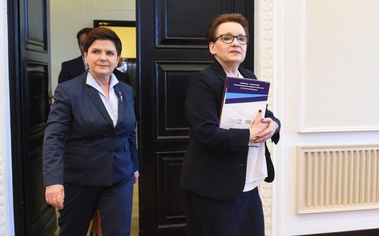 Była minister edukacji w rządzie PiS Anna Zalewska