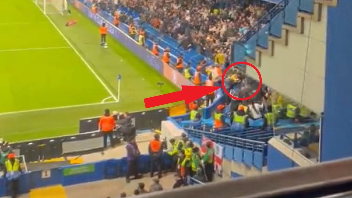 Na zdjęciu: wypadek w meczu Chelsea FC - Leeds United