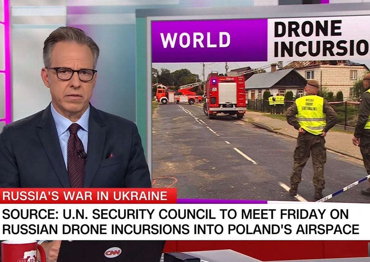 Zagraniczne portale o rosyjskich dronach nad Polską. Trump wspominany częściej od Nawrockiego