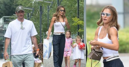 Obładowani siatami Anna i Robert Lewandowscy załatwiają sprawunki przed drugim ślubem. "Przyłapano" ich z córkami (ZDJĘCIA)