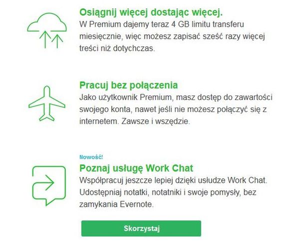 Powody, dla których warto przejść na Evernote Premium