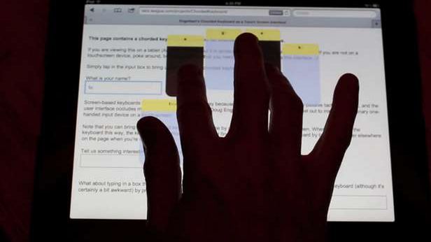 Klawiatura akordowa. Rewolucyjny sposób wprowadzania tekstu dla tabletów? 1