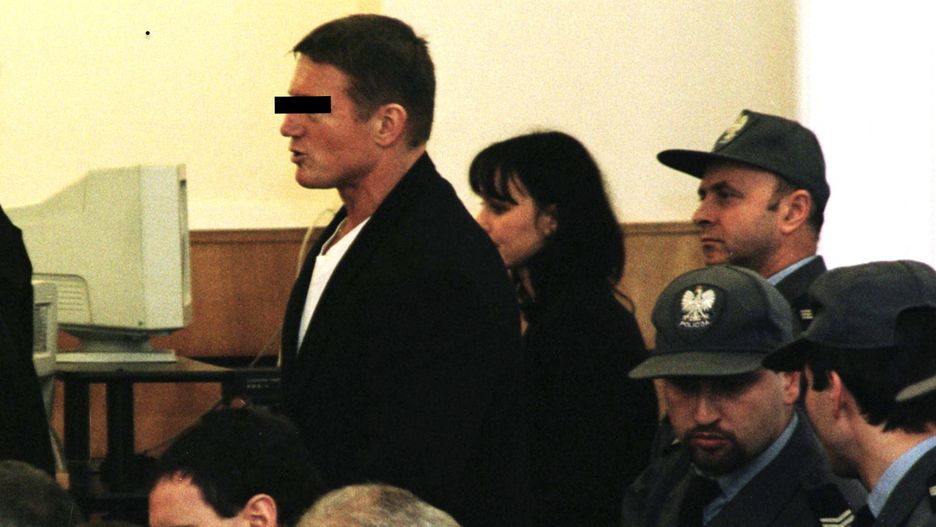 Marek M. podczas jednego z pierwszych procesów