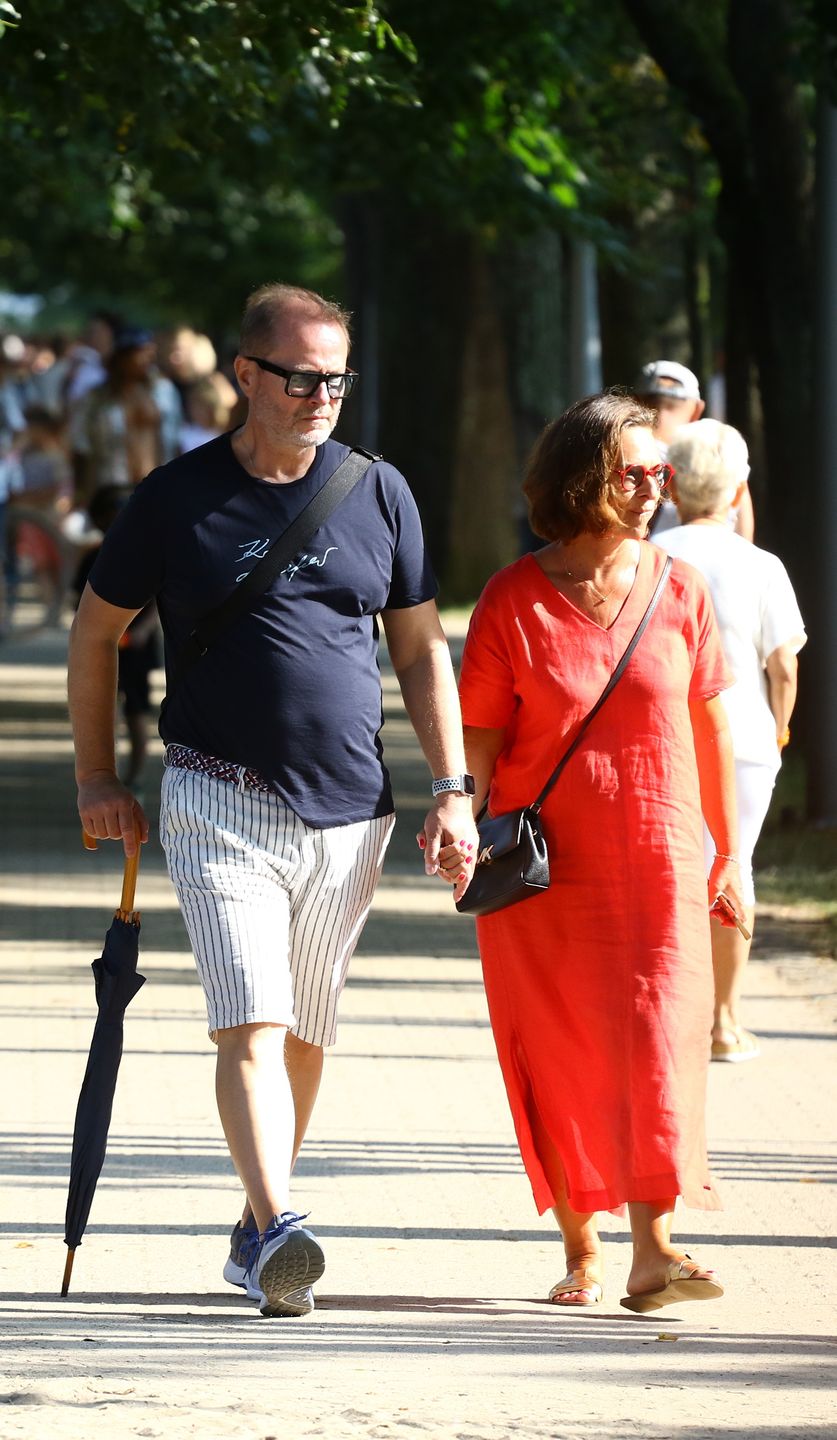 Artur Żmijewski z żoną Pauliną