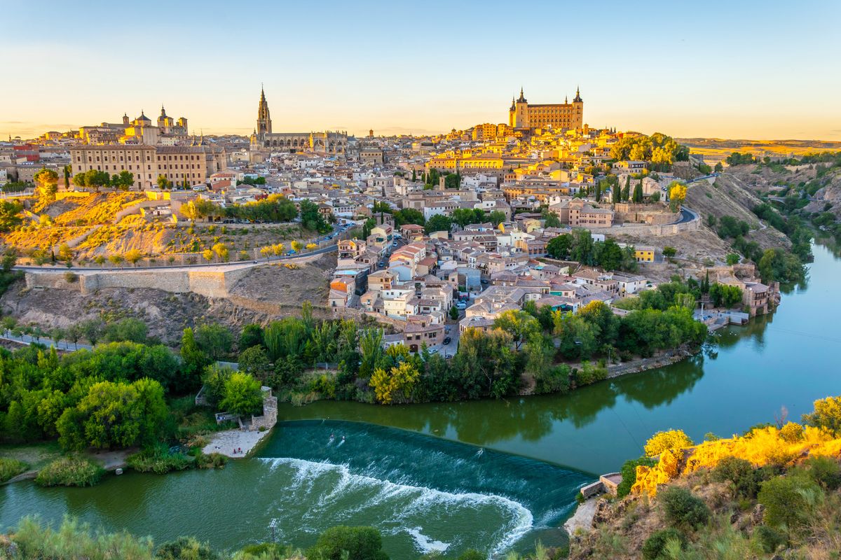 Panorama hiszpańskiego Toledo