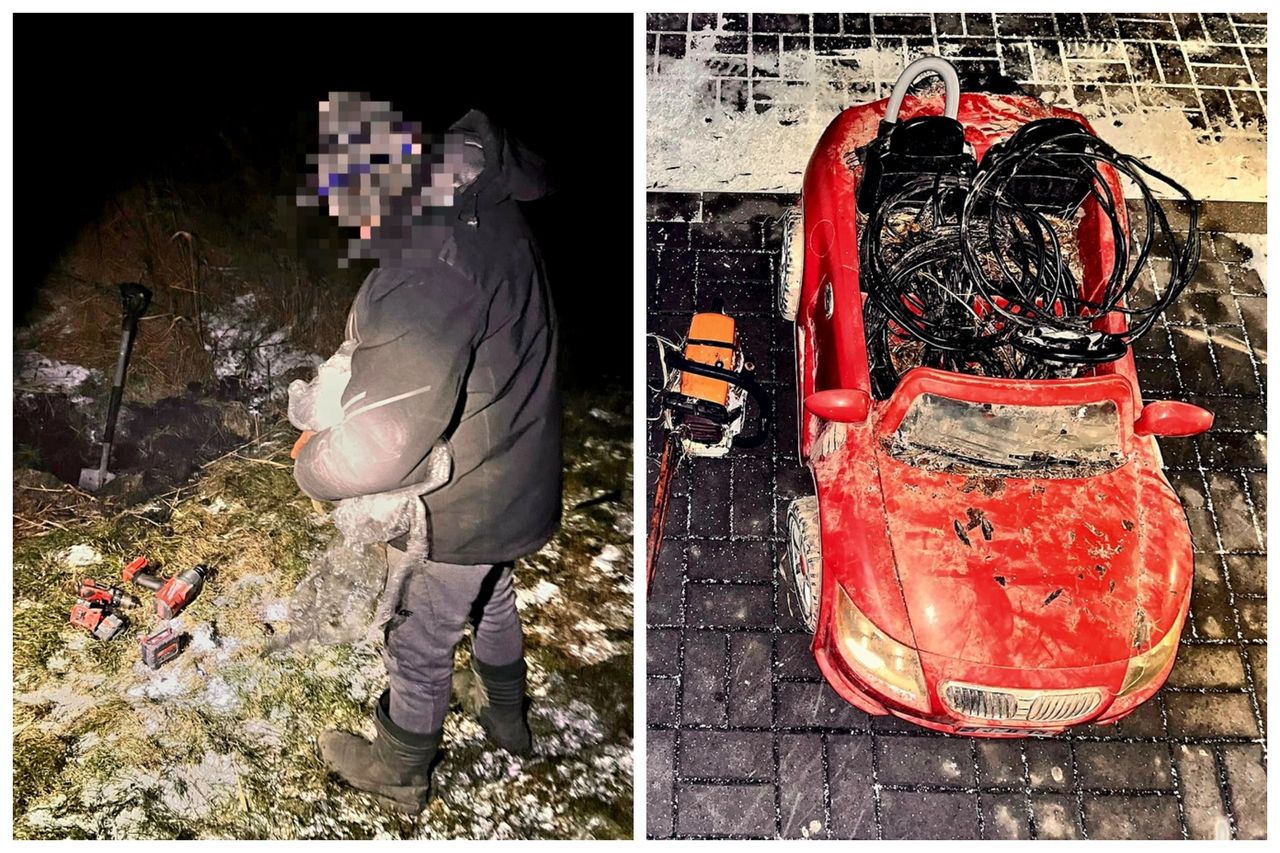 Złodziej jak kret. Zakopywał łupy na polu