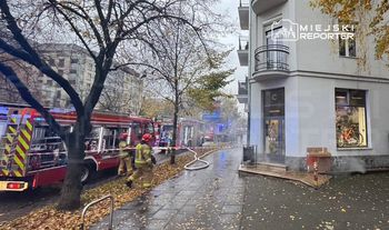 Warszawa: Pożar w piwnicy przy Puławskiej. Utrudnienia dla kierowców