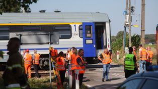 "Poczułam, jakbyśmy po czymś przejechali". Relacja pasażerki pociągu
