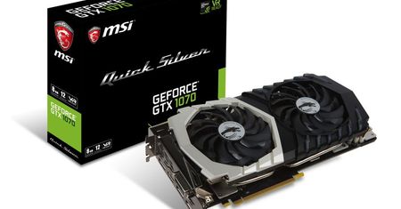 MSI GeForce GTX 1070 w efektownej wersji Quick Silver