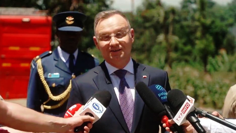 Wpadka Dudy w Kenii. Wszystko się nagrało