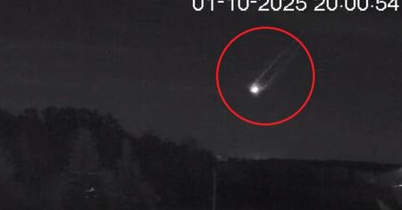 Była godz. 20.00. Niezwykły widok na niebie. Nagranie z Mazowsza