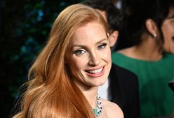 Jessica Chastain na przyjęciu "Vanity Fair". Druga suknia była świetnym wyborem