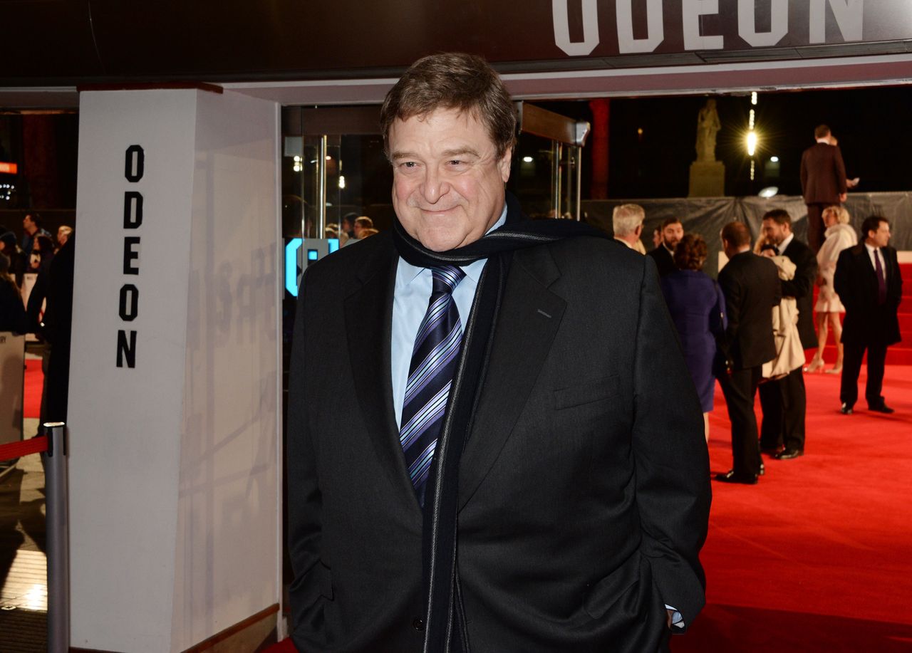 John Goodman na brytyjskiej premierze "Obrońców skarbów" w 2014 r.