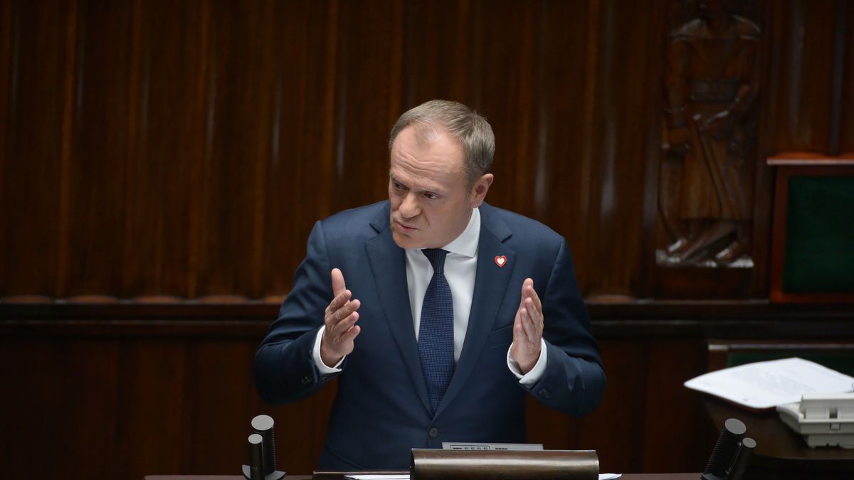 Donald Tusk podczas expose przeczytał "Manifest zwykłego, szarego człowieka"