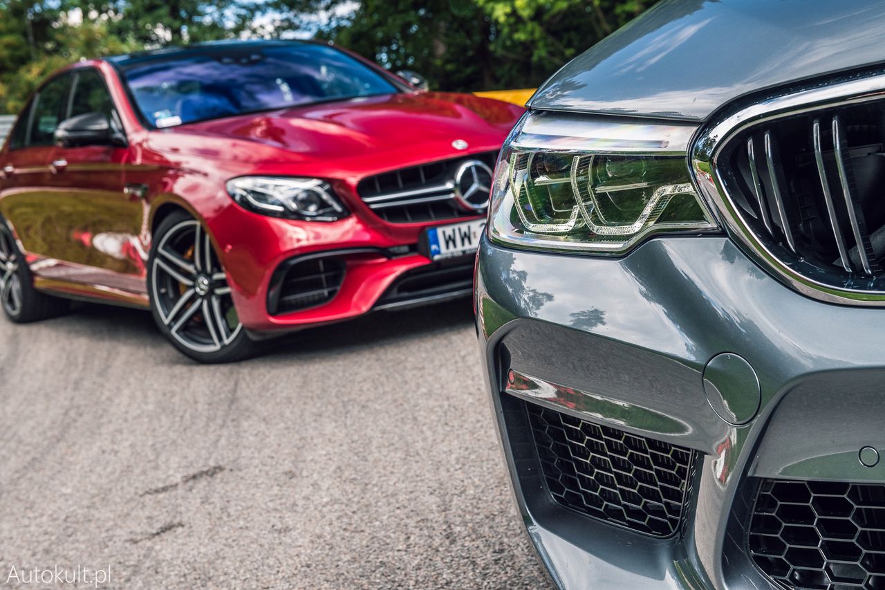 BMW M5 (2019) vs Mercedes-AMG E63 S (2019) (fot. Konrad Skura)