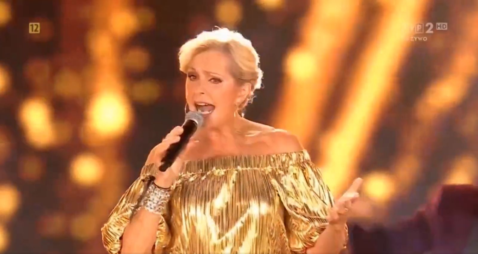 Helena Vondrackova na "mini Eurowizji" TVP