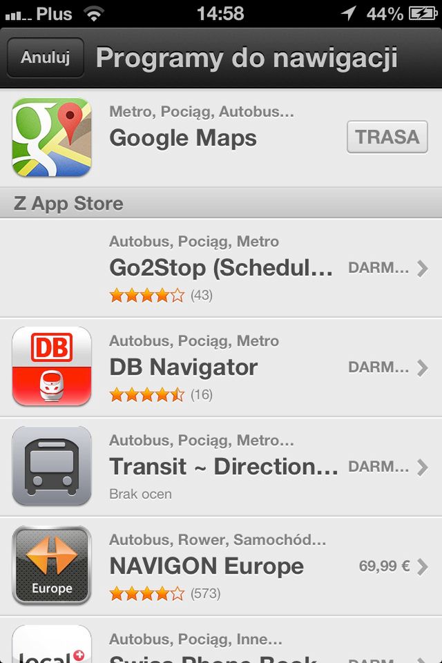 Siri może wyznaczać trasę przy pomocy map Google'a. Jak to zrobić? 2