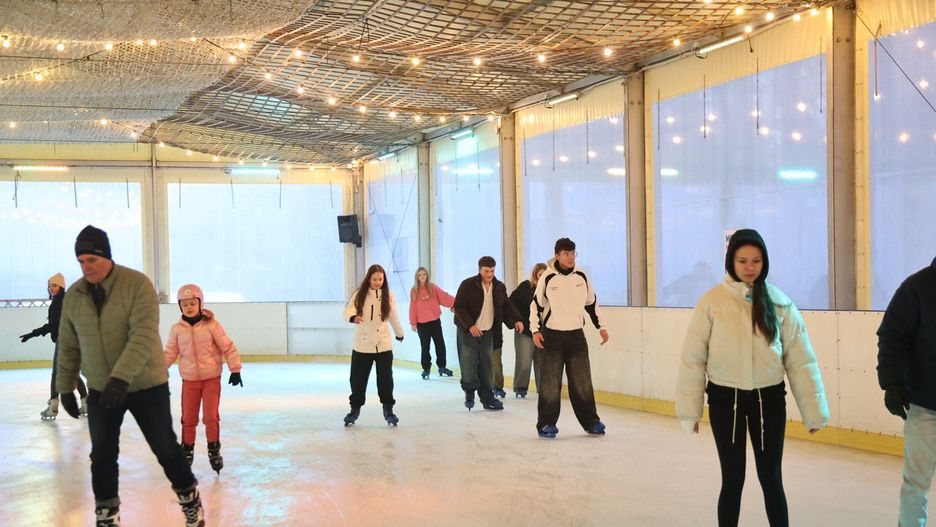 Łyżwiarze na kieleckim Stadionie - tak spędzali niedzielę