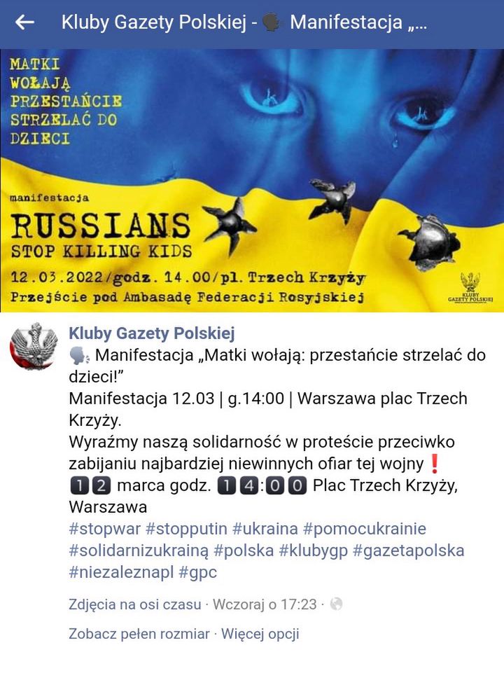 Marsz przeciw wojnie